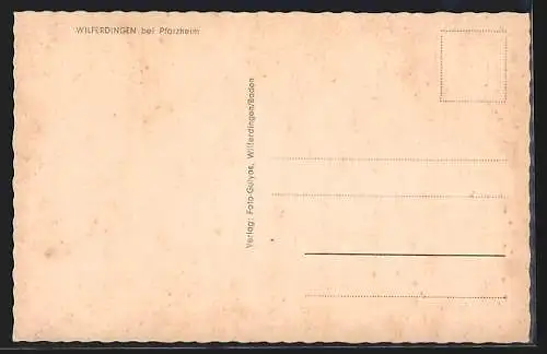 AK Wilferdingen bei Pforzheim, Teilansicht
