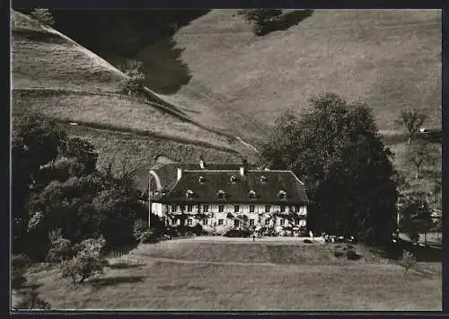 AK Untermünstertal /Südl. Schwarzwald, Café-Gasthaus Landhaus Laisackerhof