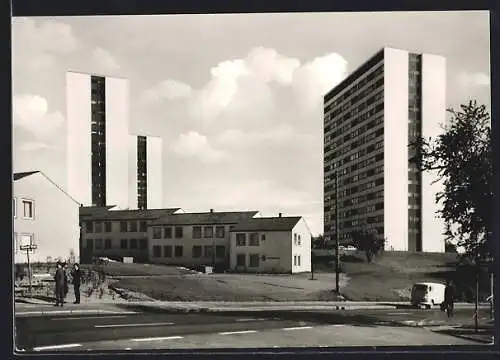 AK Hamburg-Harburg, Hochhäuser am Hanhoopsfeld