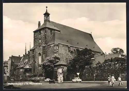 AK Halle /Saale, Die ST. Moritzkirche