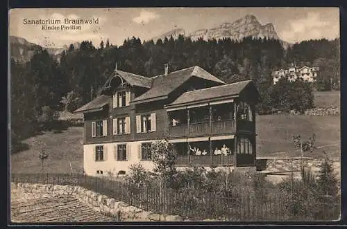 AK Braunwald, Sanatorium, Kinder-Pavillon