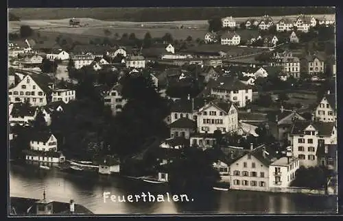 AK Feuerthalen, Teilansicht aus der Vogelschau