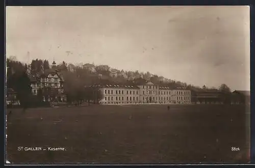 AK St. Gallen, Blick auf die Kaserne