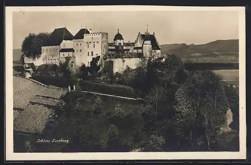 AK Lenzburg, Blick aufs Schloss Lenzburg