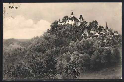 AK Kyburg, Blick aufs Schloss Kyburg