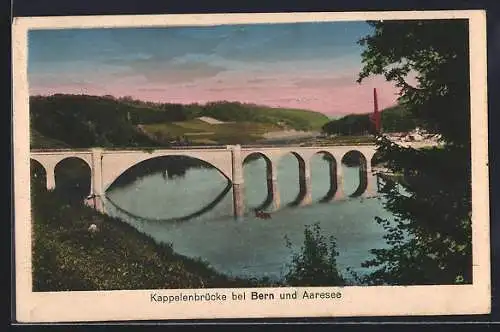 AK Bern, Kappelenbrücke über den Aaresee