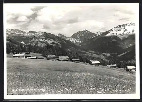 AK Fatschel ob St. Peter, Totalansicht im Bergidyll