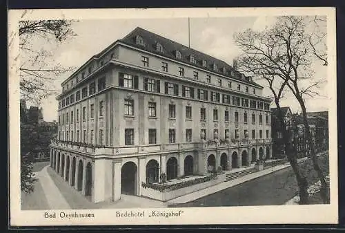 AK Bad Oeynhausen, Blick aufs Badehotel Königshof