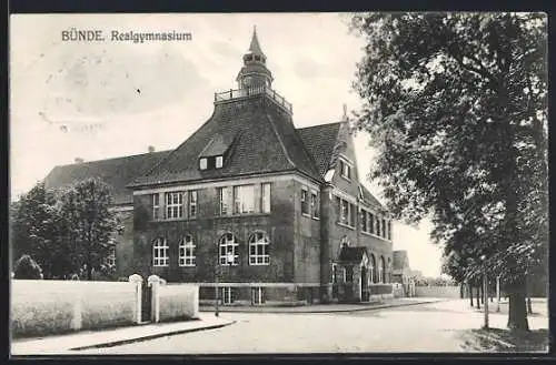 AK Bünde, Ansicht vom Realgymnasium