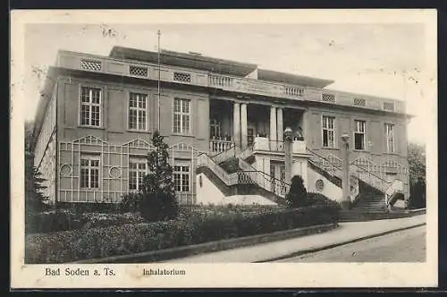 AK Bad Soden a. Ts., Blick auf das Inhalatorium