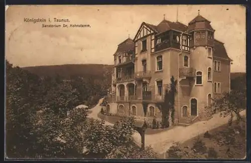 AK Königstein i. Taunus, Sanatorium Dr. Kohnstamm