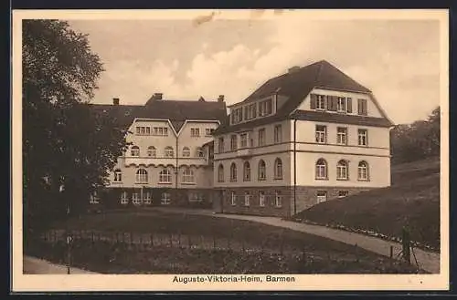 AK Barmen, Blick aufs Auguste-Viktoria-Heim