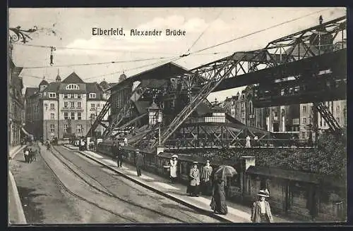 AK Elberfeld, Blick auf die Alexander Brücke