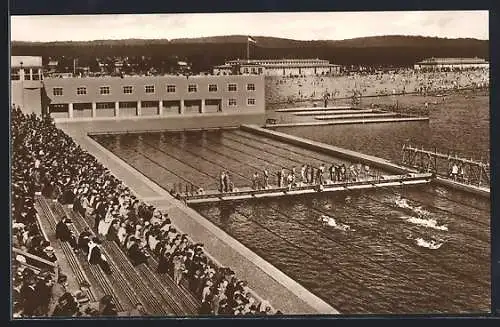 AK Duisburg a. Rhein, Wasserstadion im Wedausportgelände