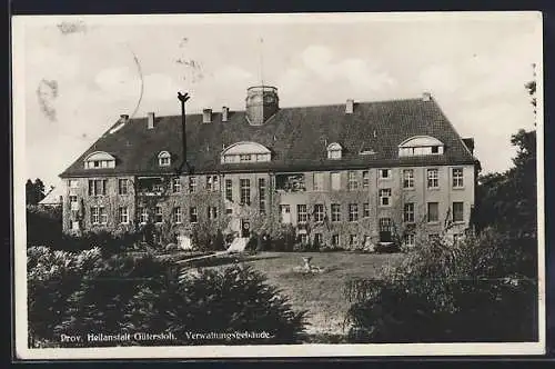 AK Gütersloh, Prov. Heilanstalt, Verwaltungsgebäude