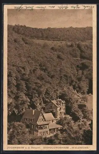 AK Jugenheim a. d. Bergstr., Hotel Erholungsheim Waldruhe