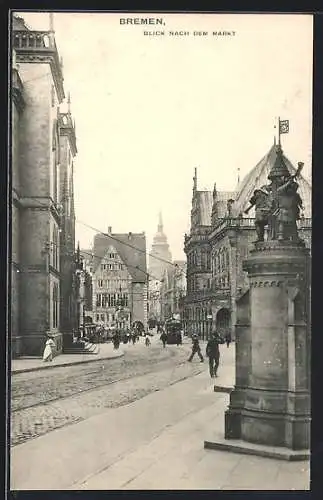 AK Bremen, Blick nach dem Markt