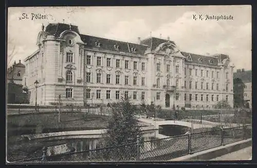 AK St. Pölten, K. K. Amtsgebäude