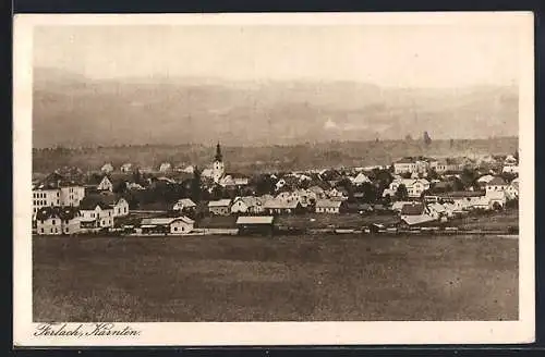 AK Ferlach /Kärnten, Teilansicht mit Kirche