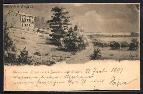 AK Koserow auf Usedom, Hotel Wald u. See am Kölpinsee