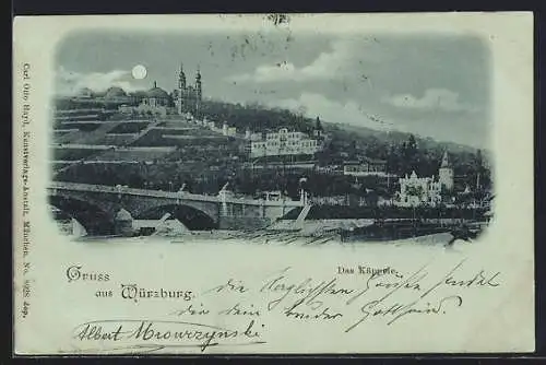 Mondschein-AK Würzburg, Das Käppele