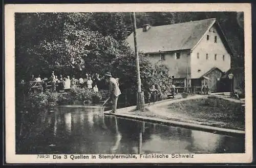 AK Stempfermühle /Fränkische Schweiz, Die 3 Quellen