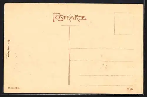 AK Windsheim, Blick auf Rathaus