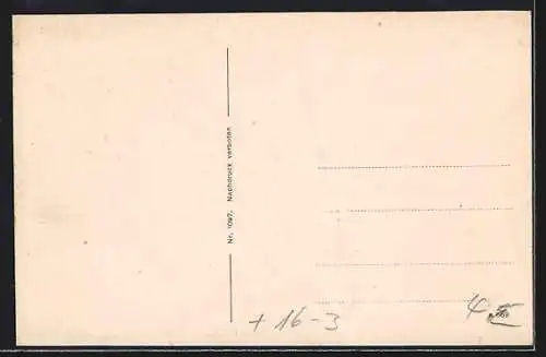 Künstler-AK Simmern am Hunsrück, Zeichnung der Ortschaft 1645 nach Merian