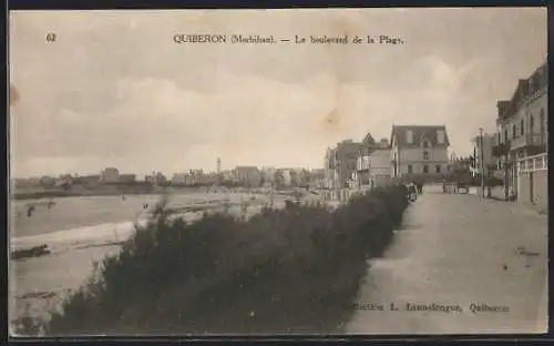 AK Quiberon, Le boulevard de la Plage