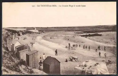 AK La Trinité-sur-Mer, La Grande Plage à marée basse