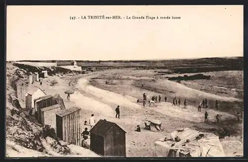 AK La Trinité-sur-Mer, La Grande Plage à marée basse