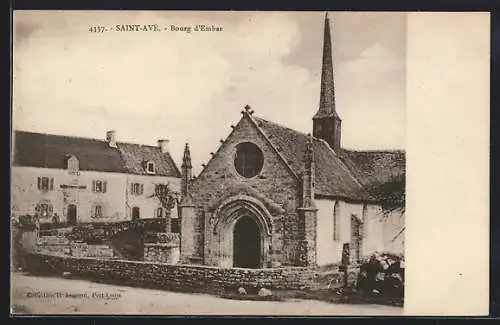 AK Saint-Avé, Bourg d`Embas et son église ancienne