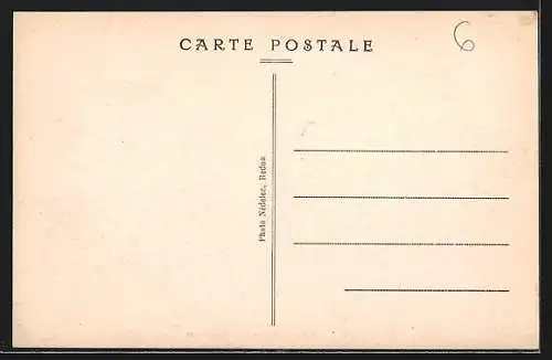 AK Saint-Jacut, Panorama du village et de l`église en arrière-plan