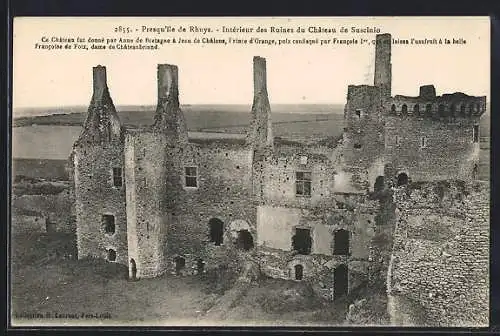 AK Suscinio, Intérieur des Ruines du Château de Suscinio