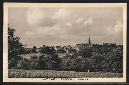 AK Saint-Jacut, Panorama du village et paysage environnant