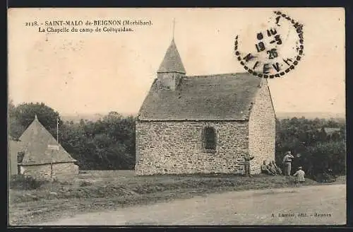 AK Saint-Malo-de-Beignon, La Chapelle du camp de Coëtquidan