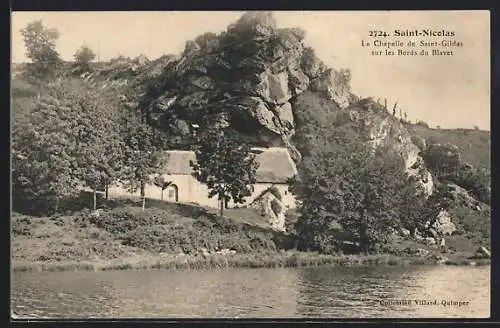 AK Saint-Nicolas, La Chapelle de Saint-Gildas sur les Bords du Blavet