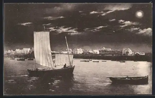 AK Port-Navalo, Effet de Lune sur le Golfe du Morbihan