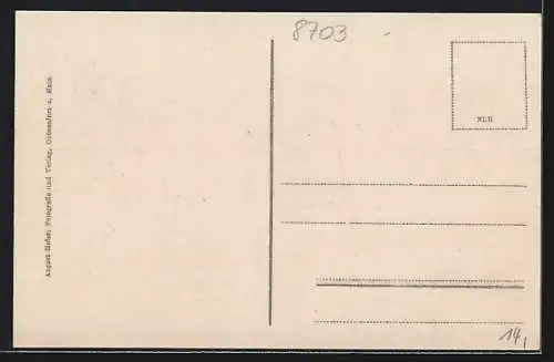 AK Ochsenfurt a. Main, Partie an der Mainbrücke