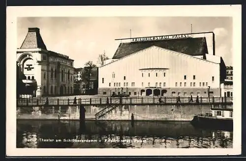 AK Berlin, Theater am Schiffbauerdamm & Friedrichstadt-Palast