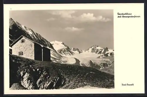 AK Taschachhaus, Berghütte mit Sensegertenferner