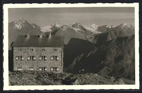 AK Breslauer Hütte, Berghütte bei Vent im Ötztal