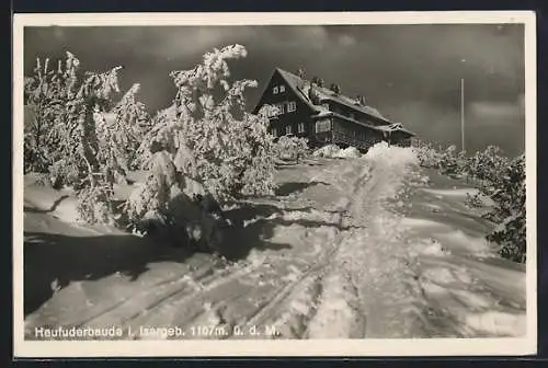 AK Heufuderbaude, Berghütte i. Isergebirge