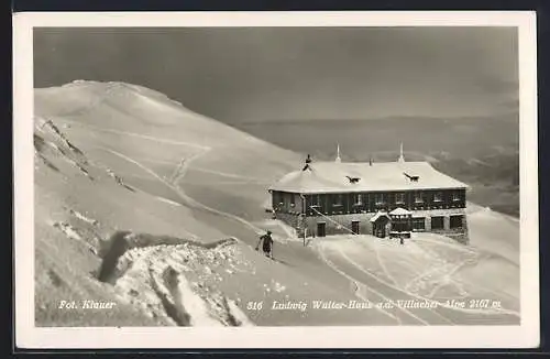 AK Ludwig Walter-Haus, Berghütte a. d. Villacher-Alpe