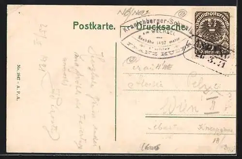 AK Wetterkoglerhaus, Ansicht im Winter
