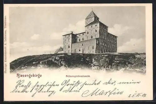 AK Schneegrubenbaude, Berghütte im Riesengebirge