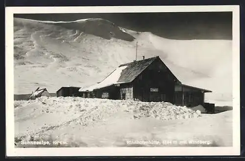 AK Rinnhoferhütte, Berghütte auf der Schneealpe mit Windberg