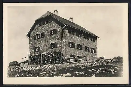 AK Schneealpenhaus, Berghütte des Ö. G. V. am Schauerkogel