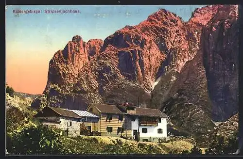 AK Stripsenjochhaus, Berghütte im Kaisergebirge