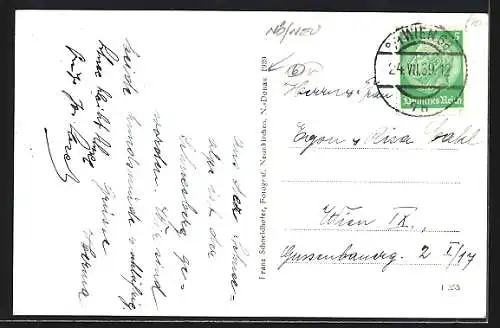 AK Fischerhütte, Ansicht im Winter